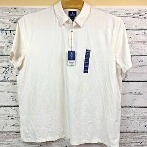 Stafford Soft Touch Golf Polo Men's Cream Ivory S/S Shirt Stretch [Size XXL] NWT